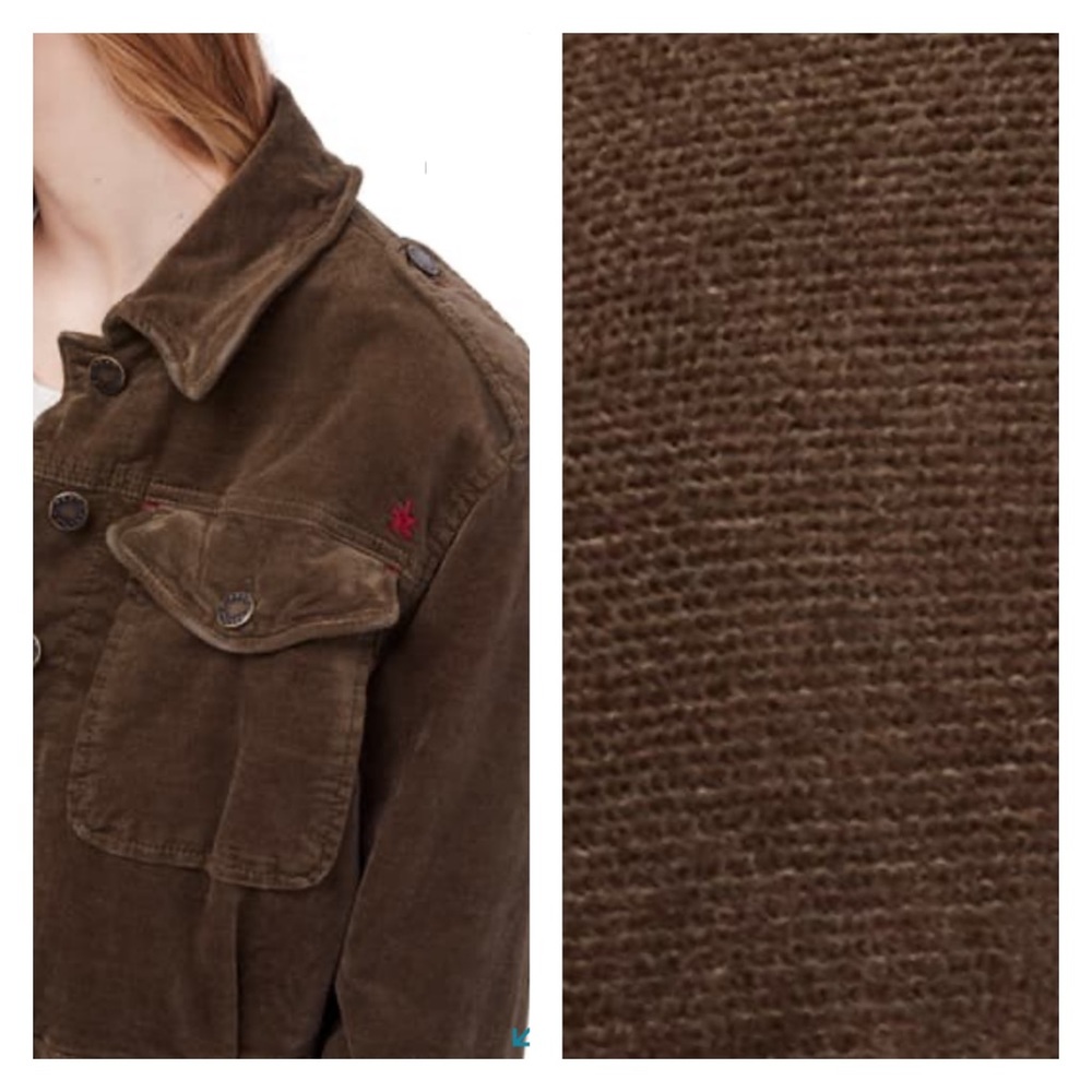 FREE PEOPLE Moss Everlyn Corduroy Jacket Sz Med - Picture 3 of 16